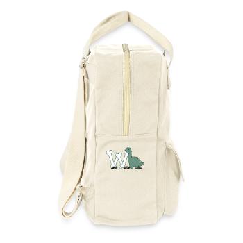 Letter W - Retro Backpack - natural - Right