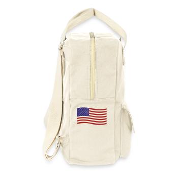 USA - flag - Retro Backpack - natural - Right