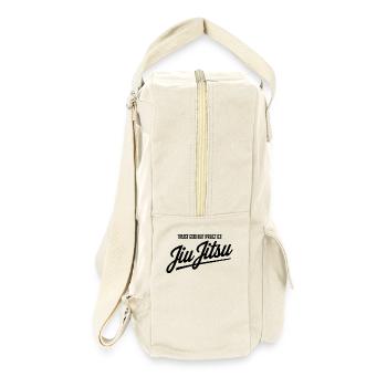 Experience discipline in grappling - Retro Backpack - natural - Right