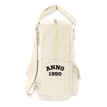 Anno 1950 Geburtstag Geburtsjahr - Retro Rucksack - Naturweiß - Rechts