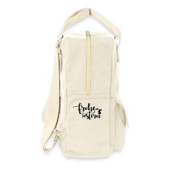 Frohe Ostern 🐰🌸 - Retro Rucksack - Naturweiß - Rechts