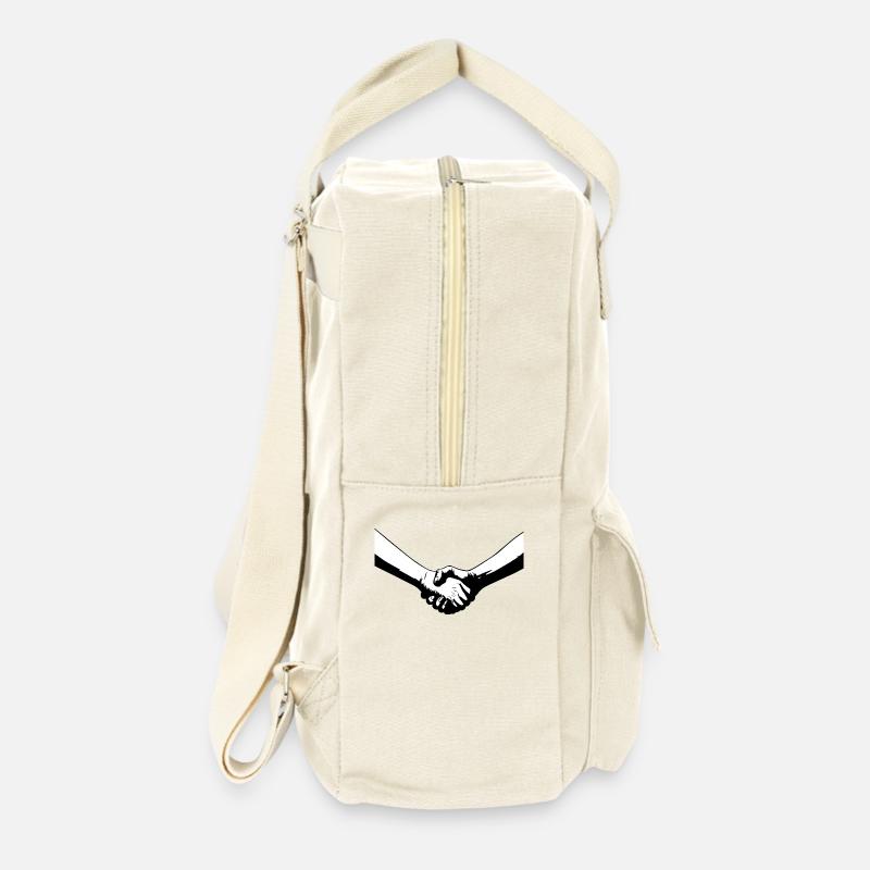 Solidarität - Retro Rucksack - Naturweiß