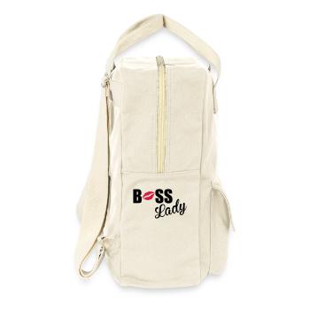 Boss Lady - Retro Rucksack - Naturweiß - Rechts