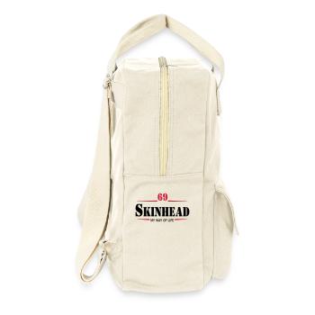 Working Class Skinhead Oi! Antiracist Bootboys My - Sac à dos rétro - blanc naturel - Droite