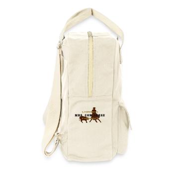 mrs_cowsense_neu - Retro Rucksack - Naturweiß - Rechts