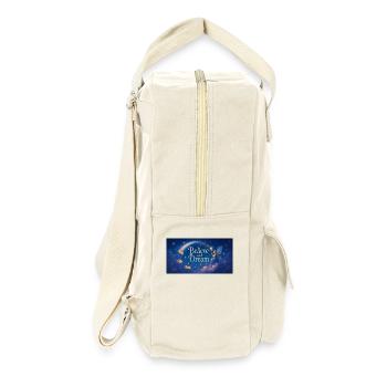 B and D - Sac à dos rétro - blanc naturel - Droite