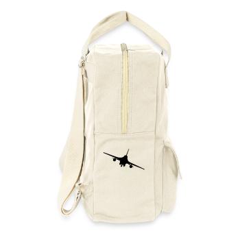 f16 - Retro Rucksack - Naturweiß - Rechts