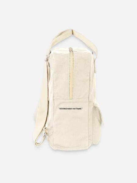 404 Motivation not found. - Retro Rucksack - Naturweiß