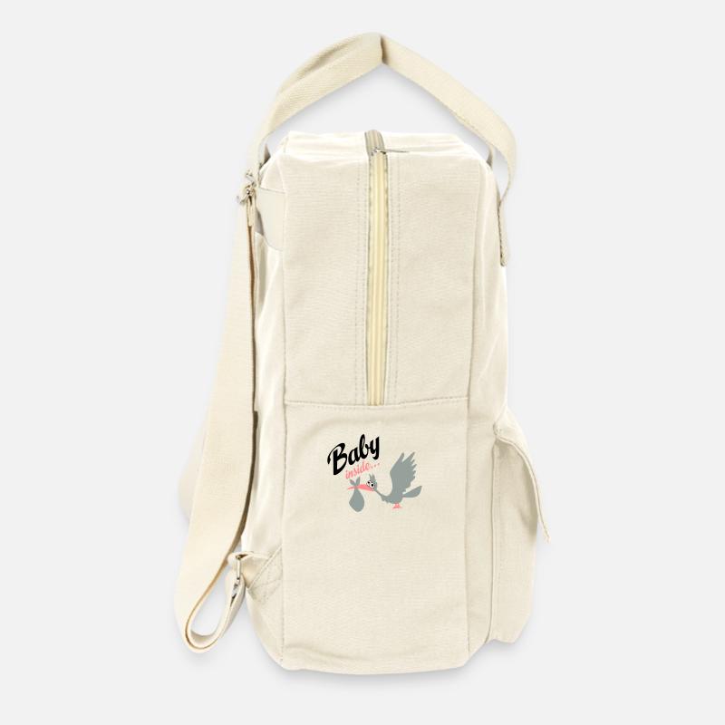 grossesse - Sac à dos rétro - blanc naturel