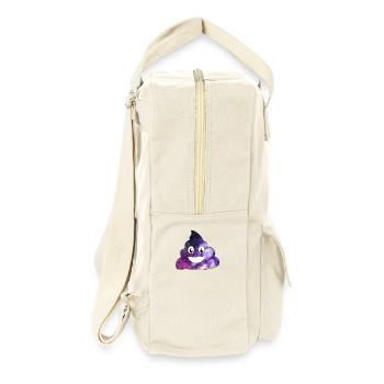 Kacke Shit - Retro Rucksack - Naturweiß - Rechts