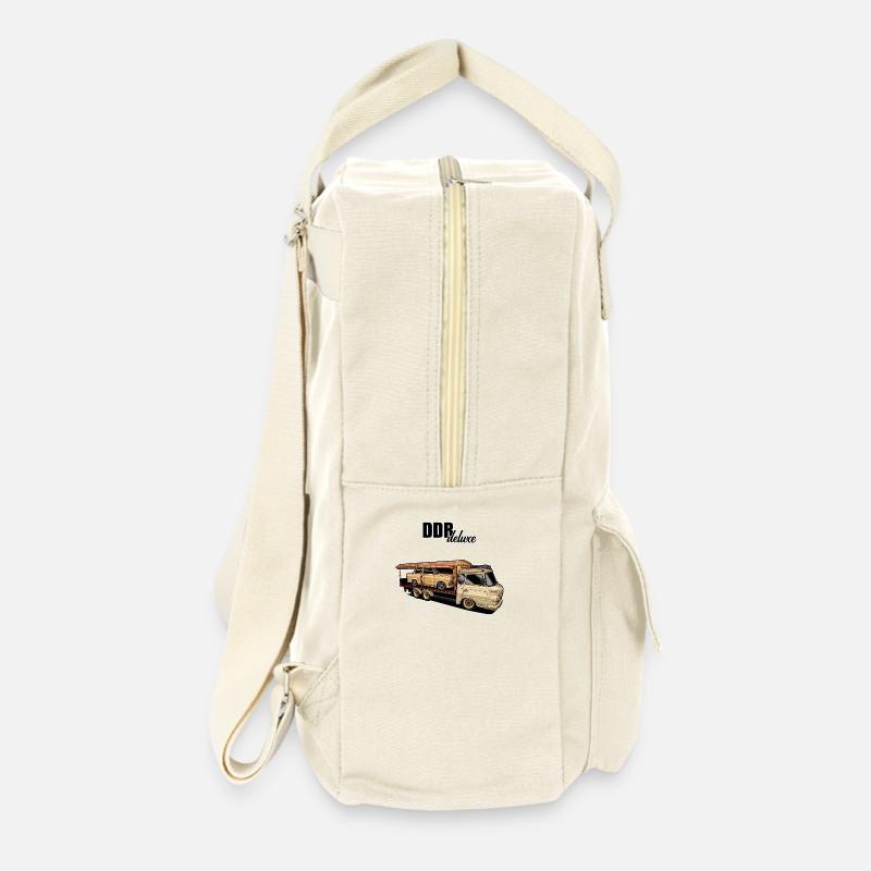 Barkas // Illustration - Retro Rucksack - Naturweiß