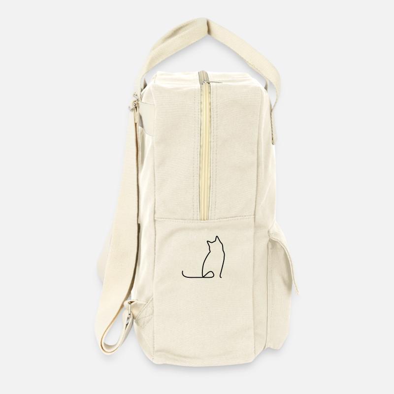 Cat 01 - Sac à dos rétro - blanc naturel