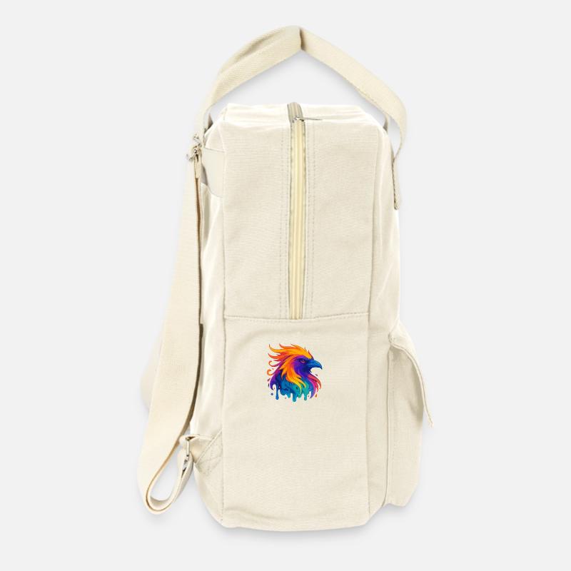 Neon Eagle - Retro Backpack - natural