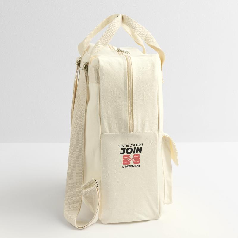 SQL Join Database Statement Programming Data Retro Backpack