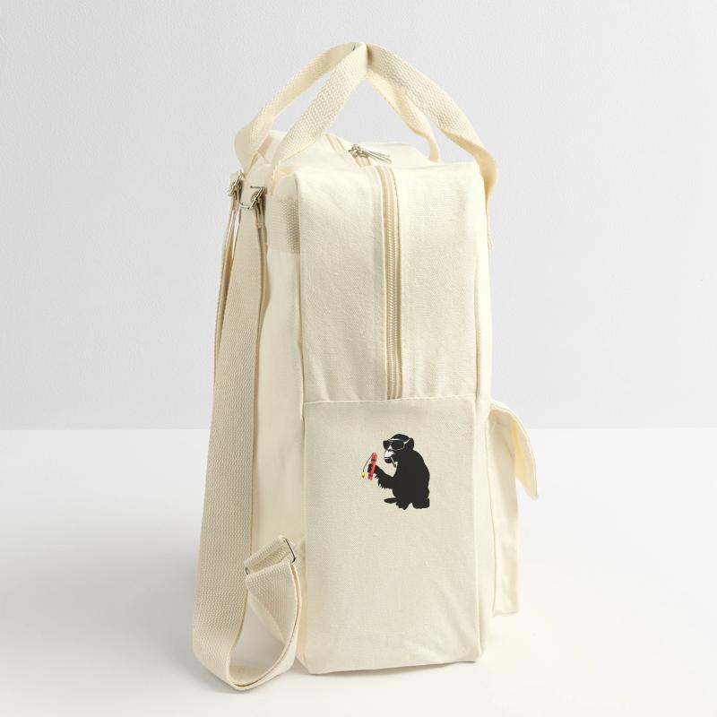 explosive monkey Retro Backpack