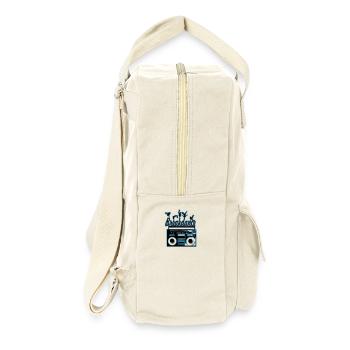 breakdance - Retro Rucksack - Naturweiß - Rechts