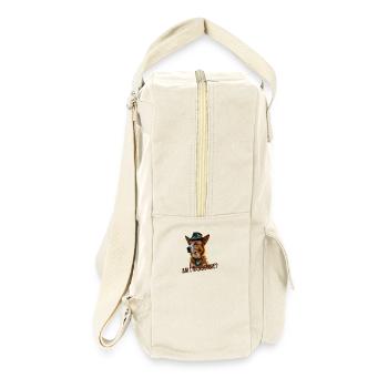 Chien cool - Sac à dos rétro - blanc naturel - Droite