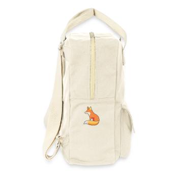 Simplyfox 01 - Retro Rucksack - Naturweiß - Rechts