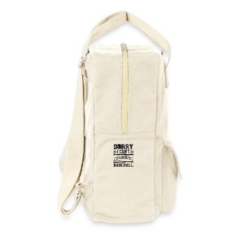 Baseball Saying Baseball Team Design - Retro Backpack - natural - Right