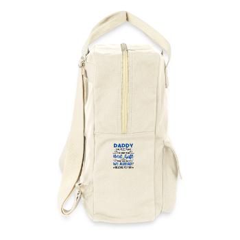 Papa dit cadeau des enfants - Sac à dos rétro - blanc naturel - Droite