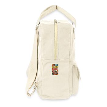 I'm not lazy, I'm in power saving mode - Retro Backpack - natural - Right