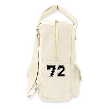 72 - Retro Rucksack - Naturweiß - Rechts
