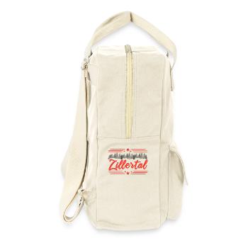 Zillertaler Wald Liebe - Retro Rucksack - Naturweiß - Rechts