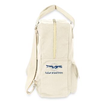 Futur grand frère - annonce futur grand frère - Sac à dos rétro - blanc naturel - Droite