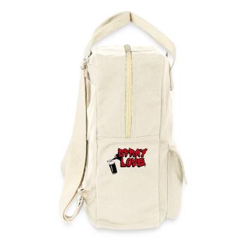 Spray Love - Retro Rucksack - Naturweiß - Rechts