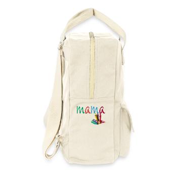 Mom - Chalk colorful - Retro Backpack - natural - Right