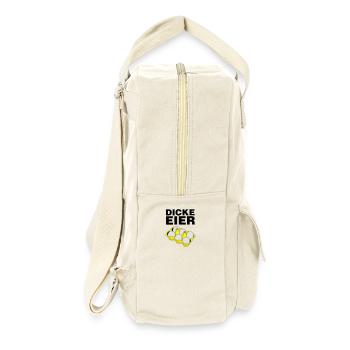 Dicke Eier - Retro Rucksack - Naturweiß - Rechts