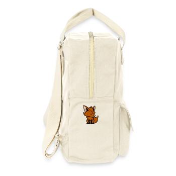 fuchs comic tier - Retro Rucksack - Naturweiß - Rechts