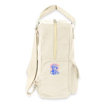 Vincent van Gogh - Retro Rucksack - Naturweiß - Rechts