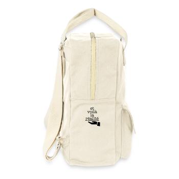 Et voilà la réalité! - Retro Backpack - natural - Right
