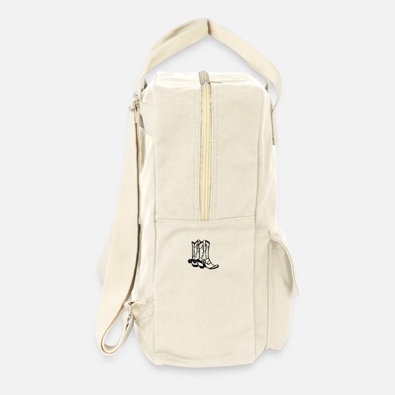 cowboystiefel ... von wicki_de - Retro Rucksack - Naturweiß