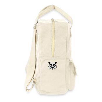 tete de panda - Sac à dos rétro - blanc naturel - Droite