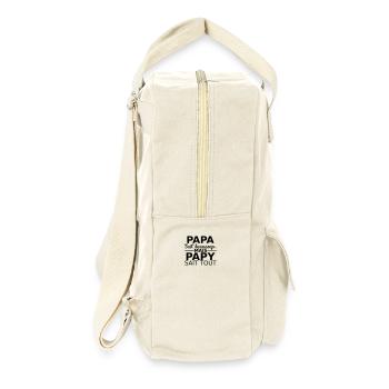 papa sait beaucoup... mais papy sait tout - Retro Backpack - natural - Right