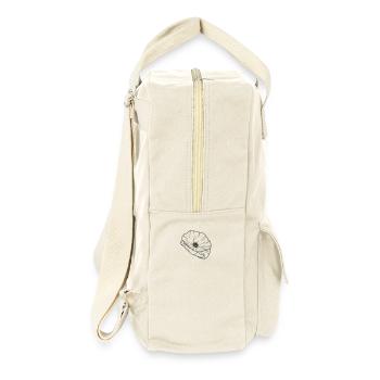 Poppy Flower Blossom - Retro Backpack - natural - Right