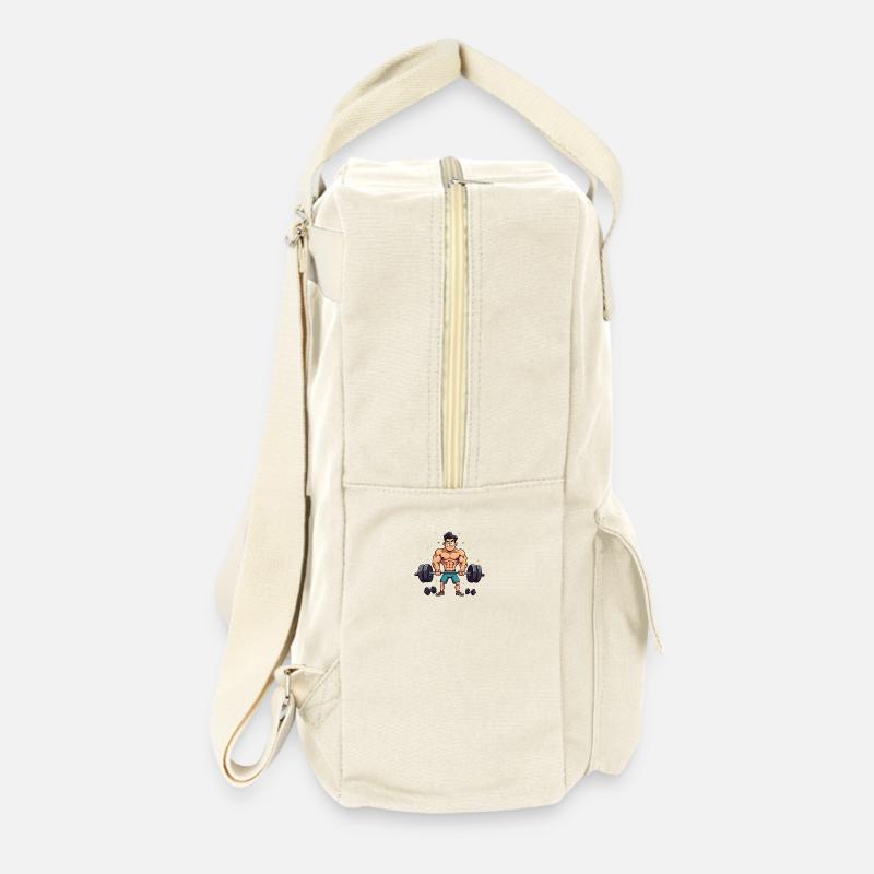 Le roi des haltères - Sac à dos rétro - blanc naturel