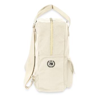 wappen 78 - Retro Rucksack - Naturweiß - Rechts