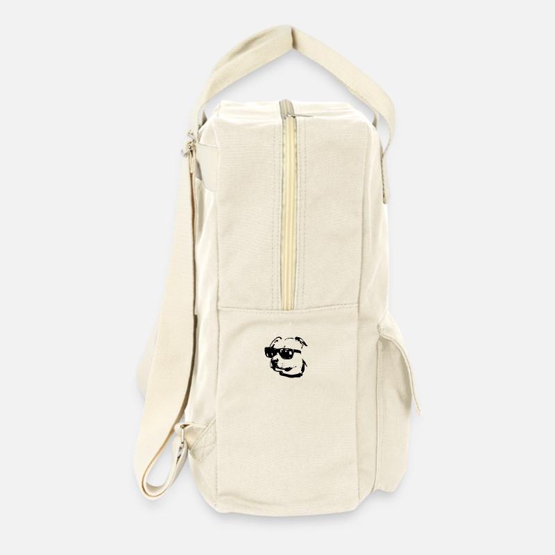 Amstaff - Retro Rucksack - Naturweiß