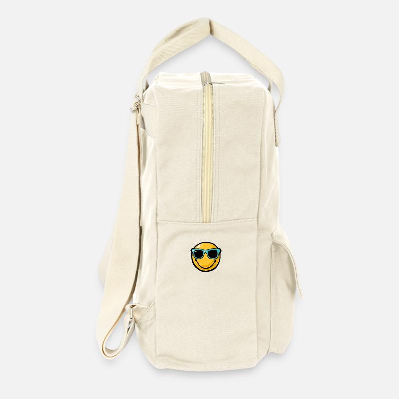 Smiley ray bans - Sac à dos rétro - blanc naturel