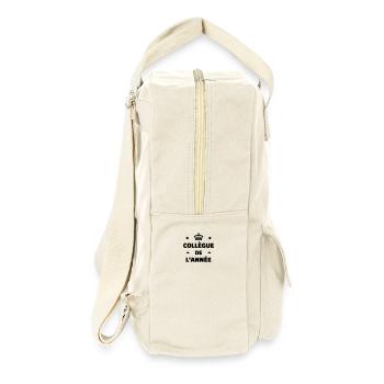 collègue / entreprise / travail / bureau - Sac à dos rétro - blanc naturel - Droite