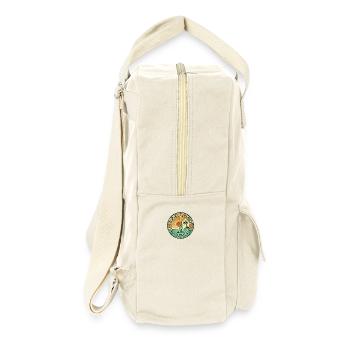 The Vintage Flair Collection - Retro Rucksack - Naturweiß - Rechts