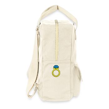 diamond ring - Retro Backpack - natural - Right