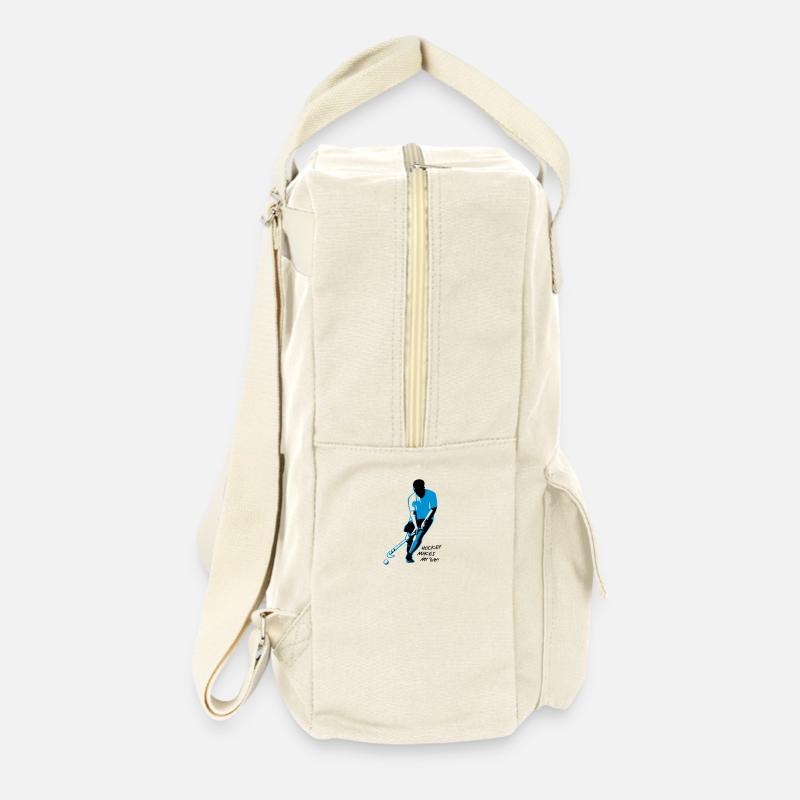 Hockey Player - Retro Backpack - natural