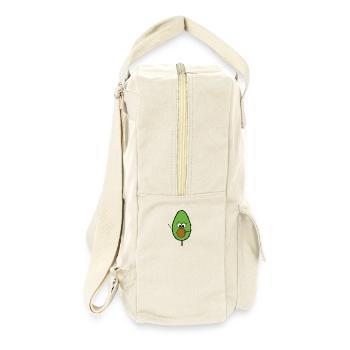 Avocado - Retro Rucksack - Naturweiß - Rechts