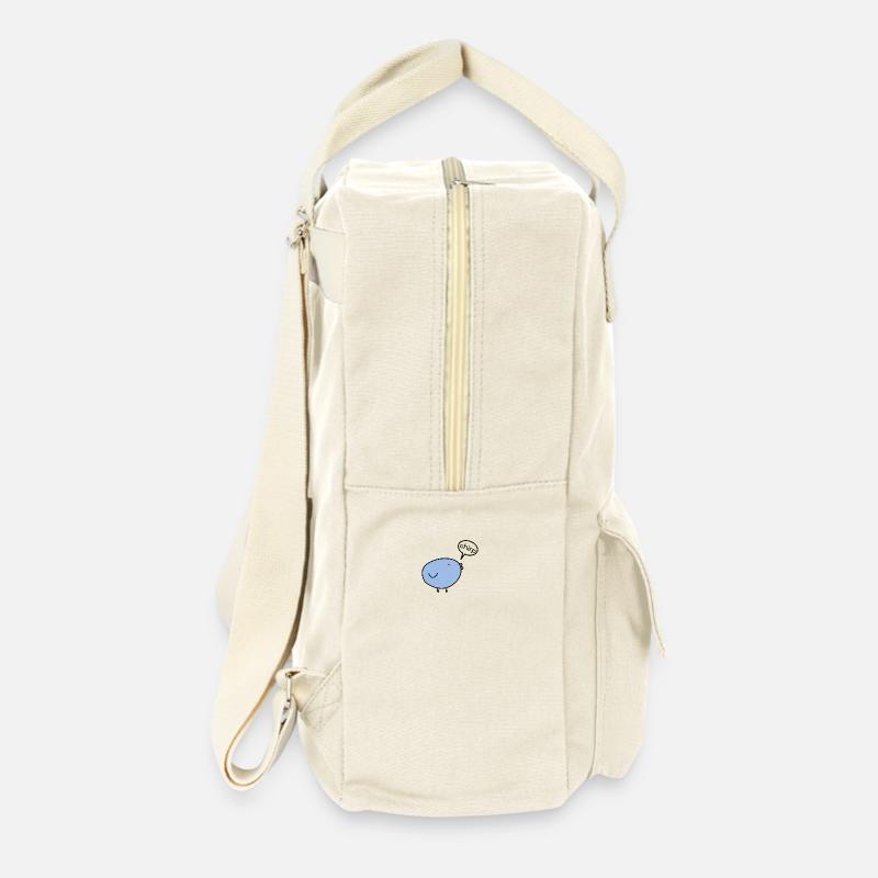 bande dessinée d'oiseaux Chirp - Sac à dos rétro - blanc naturel