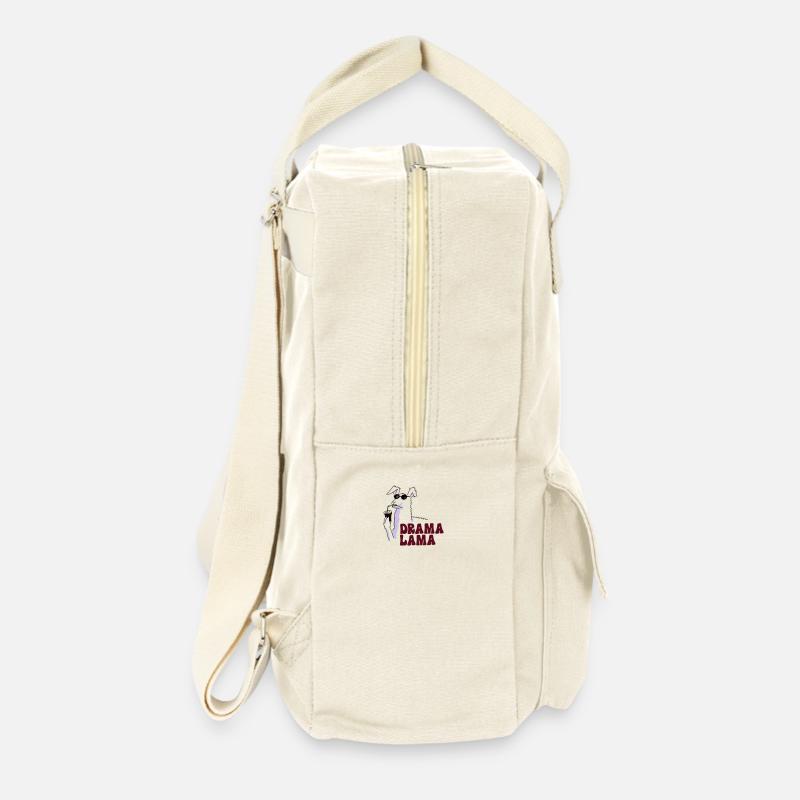 Drama Lama - Retro Rucksack - Naturweiß