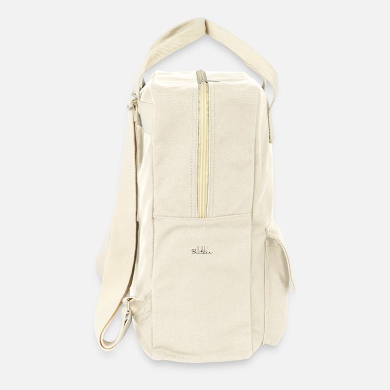 Little Brother - Sibling Design - Retro Backpack - natural